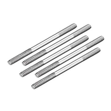 Imagem de uxcell Conector de haste de aço inoxidável M2 x 30 mm, para barco RC, carro, avião, helicóptero, 5 peças