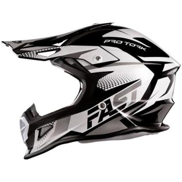 Imagem de Capacete Motocross Fast Tech Limited Edition Pro Tork Trilha Off Road 