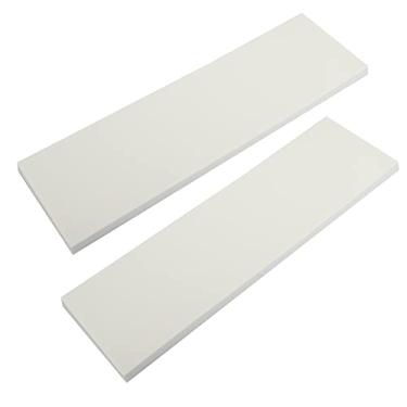 Imagem de X AUTOHAUX 400 x 120 x 15 mm 2 peças protetor de para-choque de porta de garagem de carro anticolisão à prova d'água branco