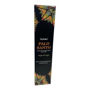 Imagem de Incenso Massala Palo Santo Indiano Goloka Varetas Caixa 15g - Lua Míst