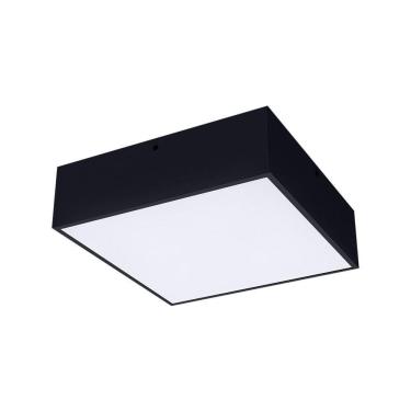 Imagem de Plafon Taschibra Quadra E27 Bivolt Preto 02080058-18