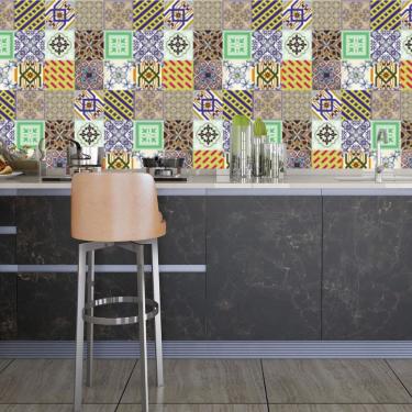 Imagem de Papel De Parede Adesivo Lavável Cozinha 3 metros