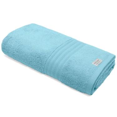 Imagem de Toalha Banhão Buettner Algodão Egípcio 81cmx150cm Platine Azul Reviera