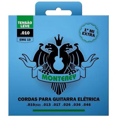 Imagem de Jogo De Encordoamento Cordas Guitarra Monterey - Solez 010