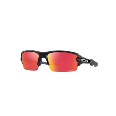 Imagem de Óculos de sol Oakley unissex infantil Oj9005 Flak Xs, preto polido/campo Prizm, 59 mm US