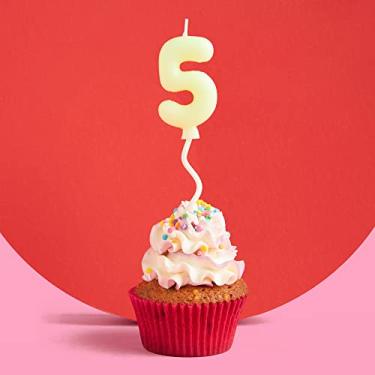 Imagem de xo, Fetti Vela de aniversário verde nº 5 - 1 peça | Artigos de aniversário, lembrancinhas de quinto aniversário, 5, 15, 25, 35, 45, 50