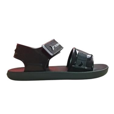 Imagem de Sandália Rider Kick Papete Infantil com Adesivo Colante, Conforto Anatômico e Numeração Estendida 26/36 (Preto, BR, Criança de 9 a 12 anos, Numérico, 30)