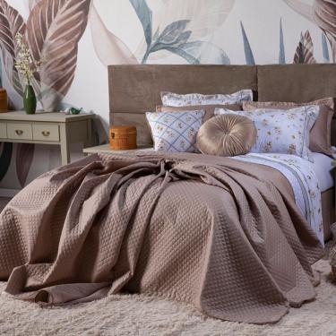 Imagem de Kit Cobre Leito Maya Dupla Face C/ Almofadas Queen 07 Peças