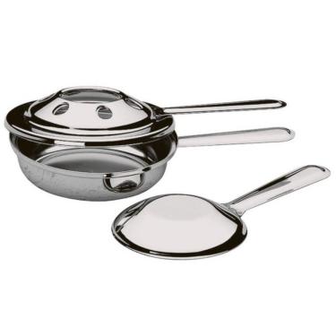 Imagem de Fogareiro Grande Com Abafador Brinox Plátanos 1008/000 Em Aço Inox Inox
