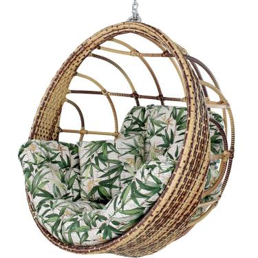 Imagem de Balanço Ninho Suspenso Hungria Cappuccino E Vinales Verde