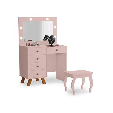Imagem de Penteadeira Com Assento Pitsburgo Rose