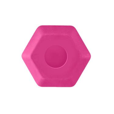 Imagem de Borracha Ergonômica Hexagonal Color Joy Leo&leo Rosa