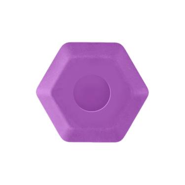 Imagem de Borracha Ergonômica Hexagonal Color Joy Leo&leo Roxo
