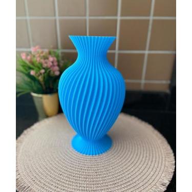 Imagem de Vaso Jarro Decorativo Clássico Plástico Para Flores Artificiais Sala M