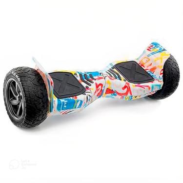 Imagem de Hoverboard Skate Elétrico 8.5" Original Led Bluetooth Grafite Offroad Brinovar