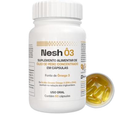 Imagem de Nesh Ô3 Ômega 3 1650mg (EPA 990mg e DHA 660mg) - 60 Cápsulas - Cardiovascular e Mental, Auxilia na Redução de Triglicerídeos, Sem Glúten
