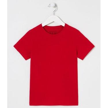 Imagem de Camiseta básica infantil vermelha - Dally 