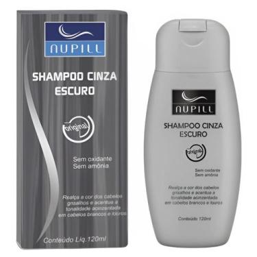 Imagem de Kit Shampoo Cinza Nupill Desamarelador Cabelo Grisalho Loiro Cinza Esc
