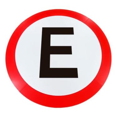 Imagem de Kit 3 Placas de Sinalização, Condomínio, Permitido Estacionar/Estacionamento Permitido, 60cm, em ACM 3mm (alumínio composto)