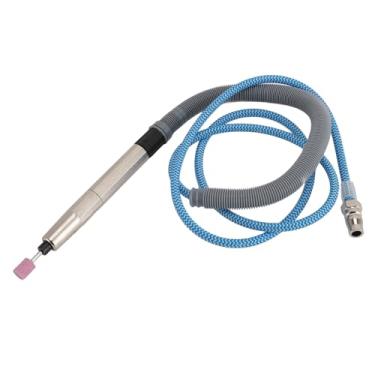 Imagem de Luqeeg Caneta de gravação pneumática, caneta moedor de ar, 65000 RPM velocidade sem carga, kit de gravação leve e portátil para metal, pedra, cerâmica, plástico, aço tungstênio