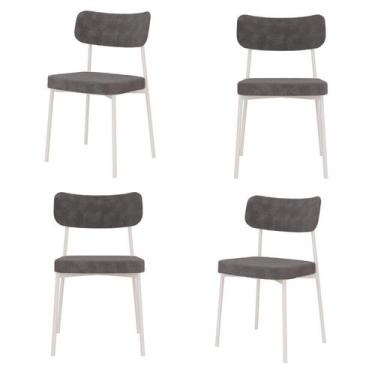 Imagem de Kit com 4 Cadeiras para Sala de Jantar Mona Yescasa