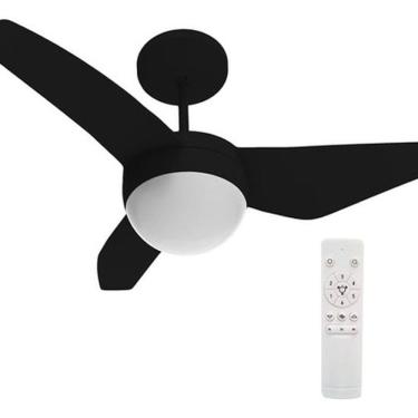 Imagem de Ventilador Teto Controle Remoto 83cm Nano Black Bivolt