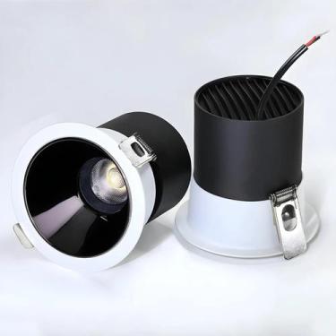 Imagem de Luminária Embutida LED Dobrável 5W 9W Alumínio COB Refletor De Teto Mo