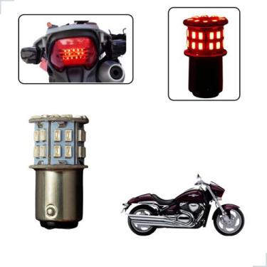 Imagem de Lâmpada Led Freio 2 Polo 1157 50 Leds Moto Boulevard 1500