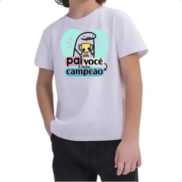 Imagem de Camiseta Infantil Dia dos Pais Flork Campeao - Alearts, 2