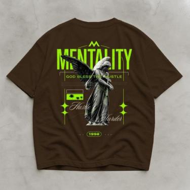 Imagem de Camiseta Masculina Oversized Streetwear Academia Mentality - Helvog, M