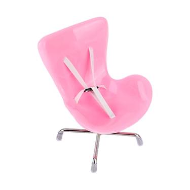 Imagem de Fofo Assento de Carro Bonecas com Clipe Ventilação e Suporte Mesa, Poliéster Cadeira de Segurança para Bonecas Pelúcia 10-17cm Rosa Acessórios para Carros e Expositor Coleccionáveis