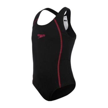 Imagem de Maiô Acqua Basic Juvenil Speedo 29502, 10, Preto