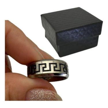 Imagem de Aliança Ornamental Vintage De Aço Inox 316l - Nevatto Acessórios, Prat