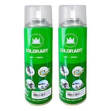 Imagem de 2 Spray Verniz Acrílico Colorart 300ml - Fosco Ou Brilhante