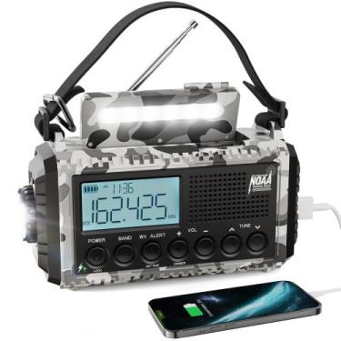 Imagem de Rádio meteorológico Raynic Solar Radio 12000mAh com lanterna