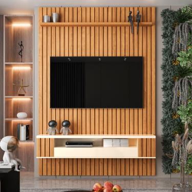 Imagem de Painel Ripado para TV Até 55 Polegadas Intense com Nicho 135cm