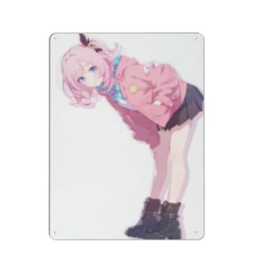 Imagem de Anime Sexy Bikini Hot Girl Pinup Girl Metal Tin Sign Wall Art Poster Decor for Home Bar Club Bedroom Bathroom Man Cave Otaku 30,5 x 40,6 cm, AN097