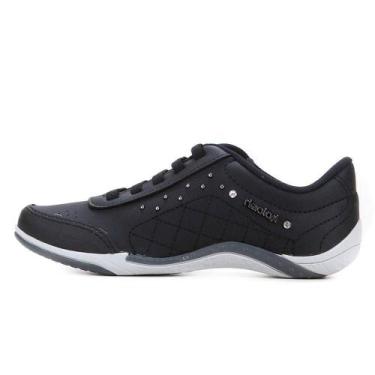 Imagem de Tenis Kolosh Casual Strass Lateral Matelasse, 35, Preto