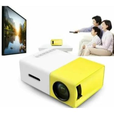 Imagem de Projetor Compacto YG300 – Cinema Portátil com Tela Grande e Alta Definição