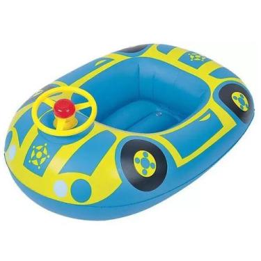 Imagem de Boia Inflável Carrinho com Direção - Brizi, Azul