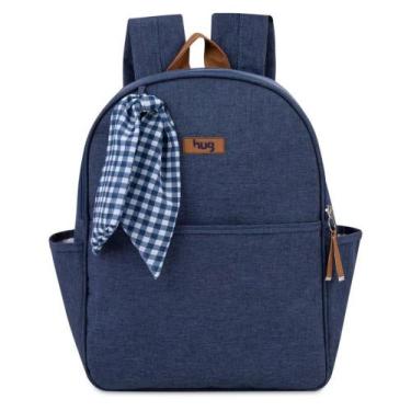 Imagem de Mochila de Maternidade Hug Mescla Azul Marinho, Azul