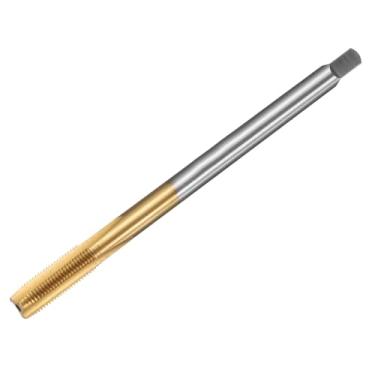 Imagem de uxcell Torneira de rosca métrica M7 x 0,75 H2 100 mm rosca reta rosca fresadora torneiras ferramenta de reparo de rosqueamento