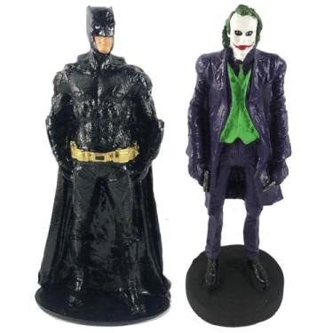 Imagem de Kit Coringa Heath Ledger E Batman Cavalheiro Das Trevas 18cm - Gama