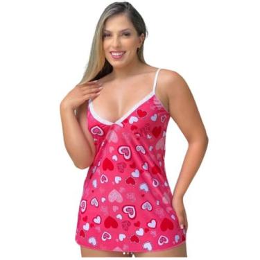 Imagem de Kit 2 Camisolas Pijama Sexy Feminino Sem Bojo - wm,  Único, Sortido, F