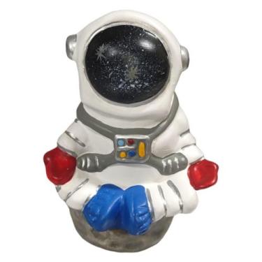 Imagem de Cofre Cofrinho Astronauta - Enfeite Decorativo Decorado - HP Decor