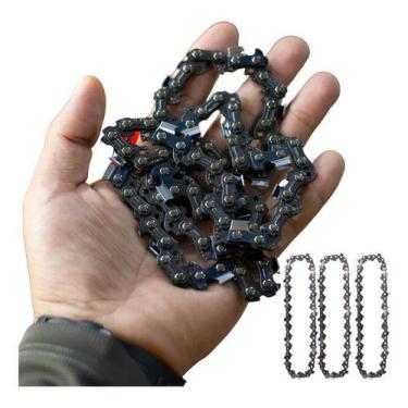 Imagem de Kit 3 Corrente Para Mini Motosserra Bateria 4 Polegadas - Genérico