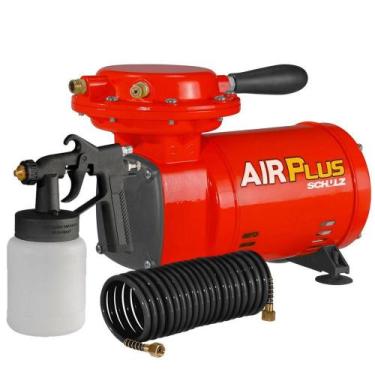 Imagem de Motocompressor Ar Direto Air Plus Pintura 2,3pés 250W Schulz