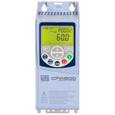 Imagem de Inversor Frequência Weg Cfw500 0,5Cv 220V 2,6A Entrada