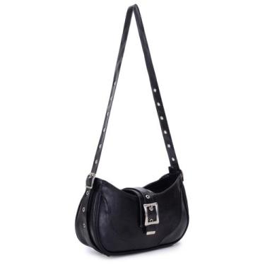 Imagem de Bolsa Feminina Transversal Pequena Tipo Baguete Clutch Bolsa de Festa 