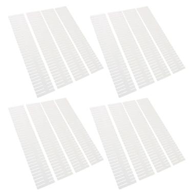 Imagem de HEEPDD Armazenamento Multifuncional de Plástico PP, Design Minimalista, Aplicação Ampla, Emenda e Ajuste Tamanho do Compartimento, Divisor de Organizador de Gavetas Ajustável para Roupas, Meias, NAN